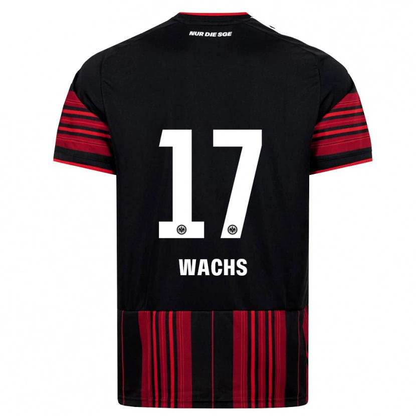 Danxen Pánské Marc Wachs #17 Černá Červená Bílá Domů Hráčské Dresy 2026/27 Dres