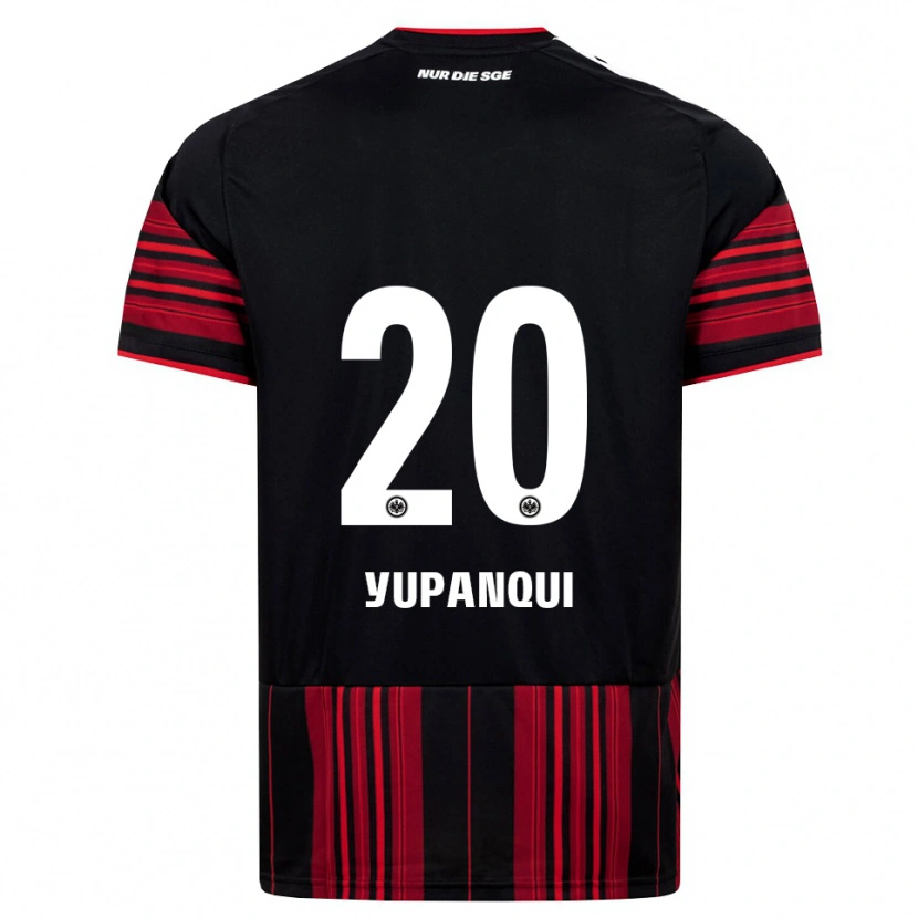 Danxen Pánské Philipp Eisele Yupanqui #20 Černá Červená Bílá Domů Hráčské Dresy 2026/27 Dres