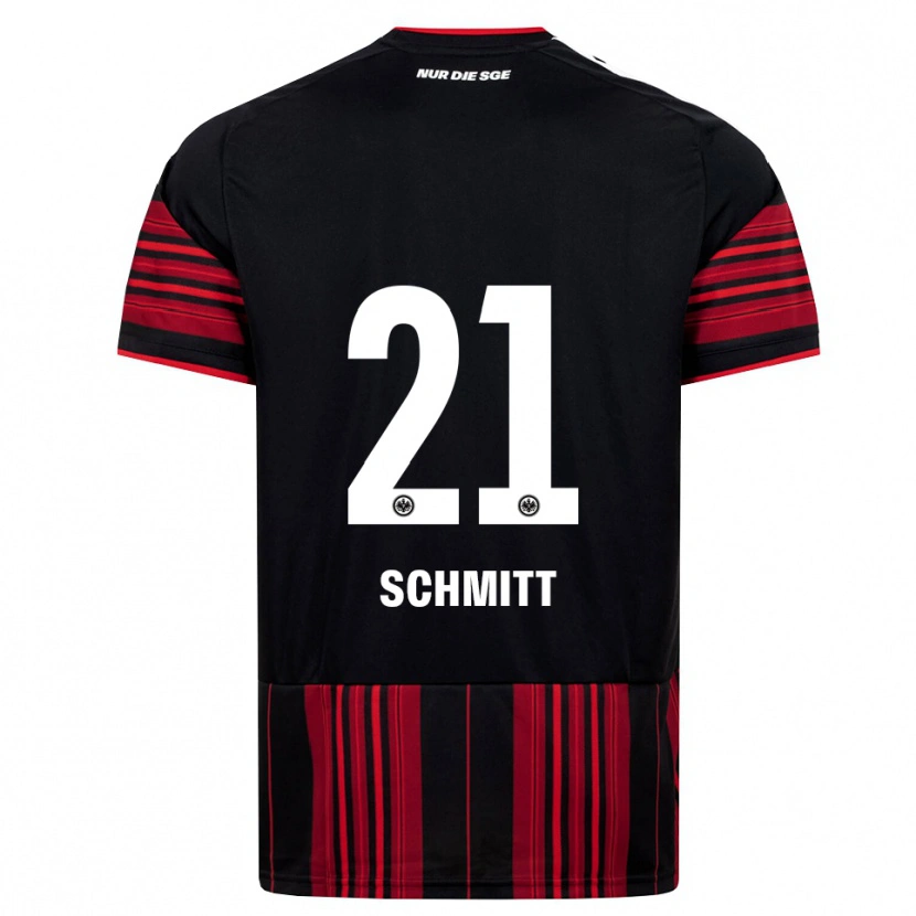 Danxen Pánské Joshua Schmitt #21 Černá Červená Bílá Domů Hráčské Dresy 2026/27 Dres