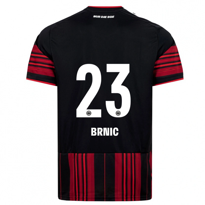 Danxen Pánské Luka Brnic #23 Černá Červená Bílá Domů Hráčské Dresy 2026/27 Dres
