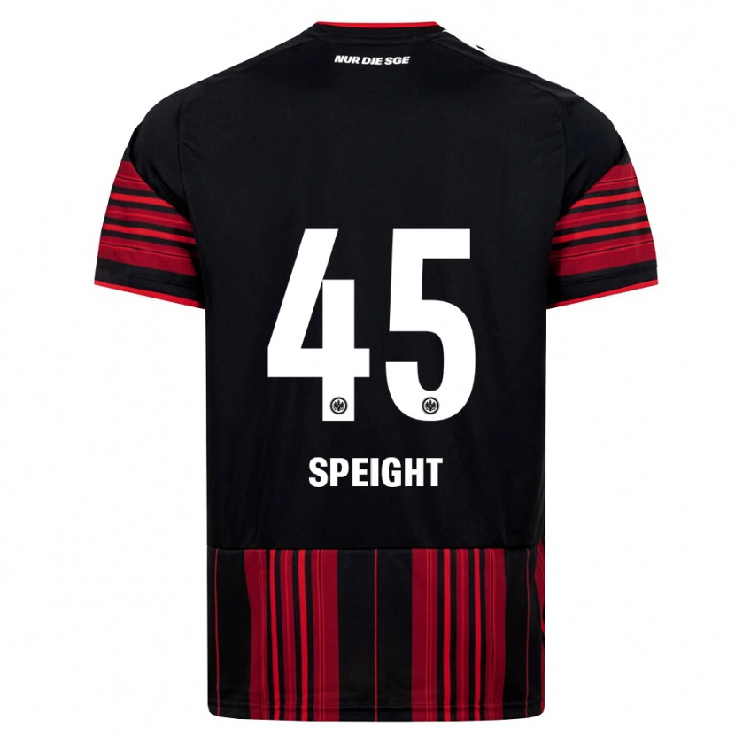 Danxen Pánské Benjamin Speight #45 Černá Červená Bílá Domů Hráčské Dresy 2026/27 Dres