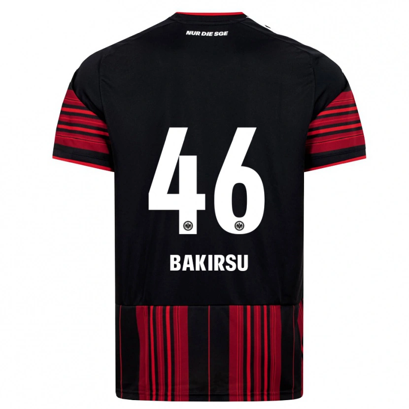 Danxen Pánské Hüseyin Bakirsu #46 Černá Červená Bílá Domů Hráčské Dresy 2026/27 Dres