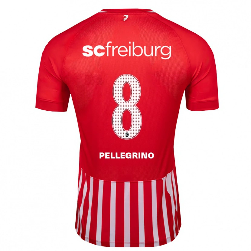 Danxen Pánské Gabriel Pellegrino #8 Červená Bílá Černá Domů Hráčské Dresy 2026/27 Dres