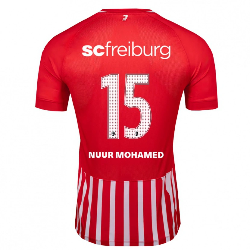 Danxen Pánské Billal Mohamed #15 Červená Bílá Černá Domů Hráčské Dresy 2026/27 Dres