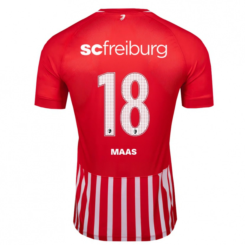 Danxen Pánské Mia-Lena Maas #18 Červená Bílá Černá Domů Hráčské Dresy 2026/27 Dres