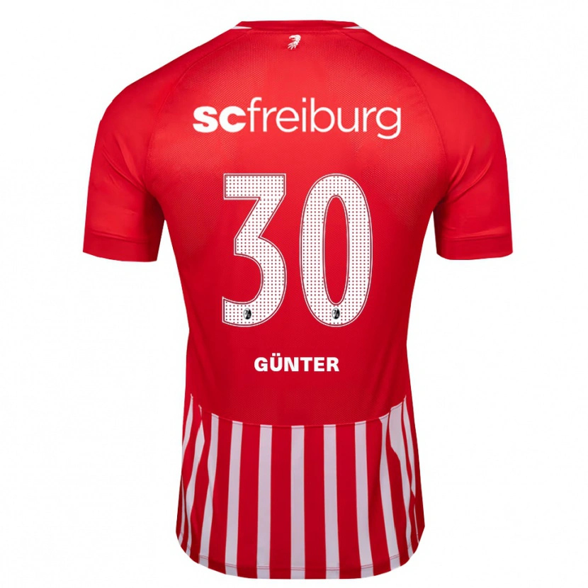Danxen Pánské Christian Günter #30 Červená Bílá Černá Domů Hráčské Dresy 2026/27 Dres
