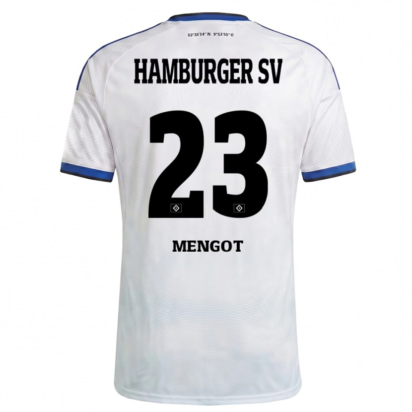Danxen Pánské Ayukayoh Mengot #23 Bílá Černá Modrá Domů Hráčské Dresy 2026/27 Dres