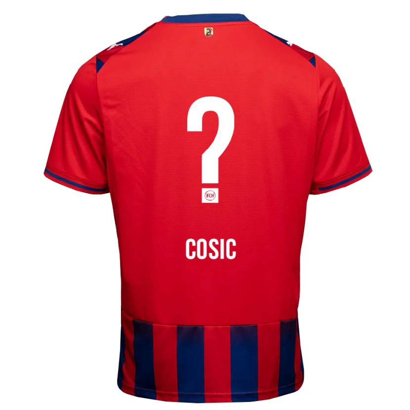 Danxen Pánské Ben Cosic #0 Královská Modř Bílá Červená Domů Hráčské Dresy 2026/27 Dres