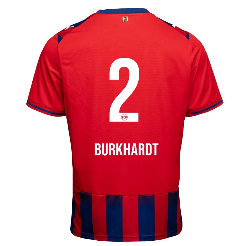 Danxen Pánské Hannes Burkhardt #2 Královská Modř Bílá Červená Domů Hráčské Dresy 2026/27 Dres