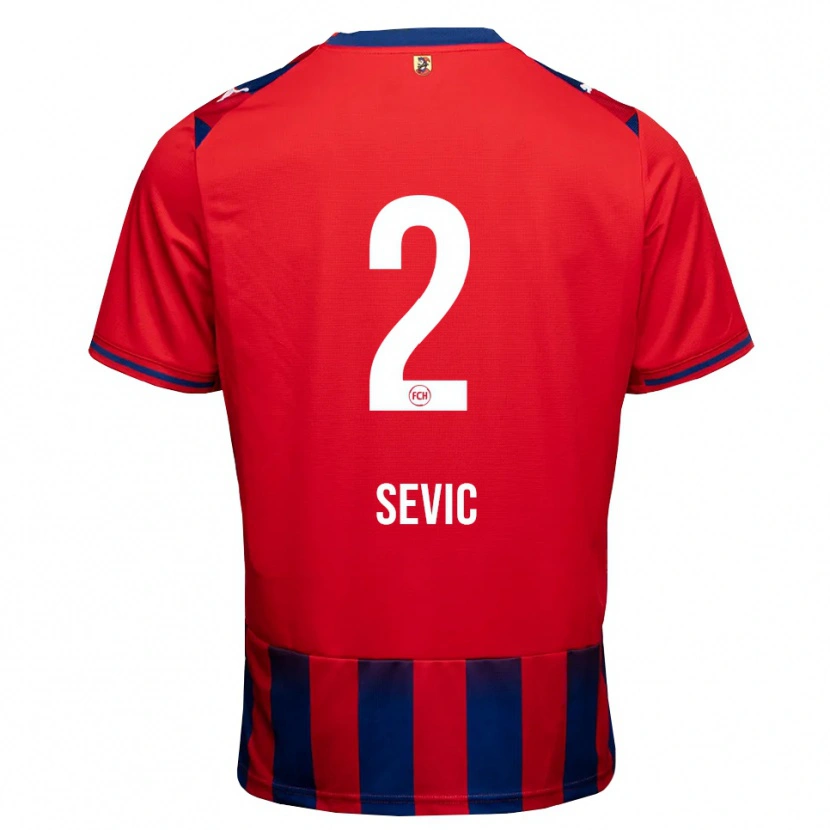 Danxen Pánské Andrej Sevic #2 Královská Modř Bílá Červená Domů Hráčské Dresy 2026/27 Dres