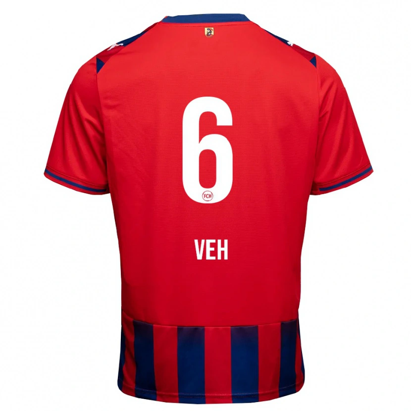 Danxen Pánské Lucas Veh #6 Královská Modř Bílá Červená Domů Hráčské Dresy 2026/27 Dres