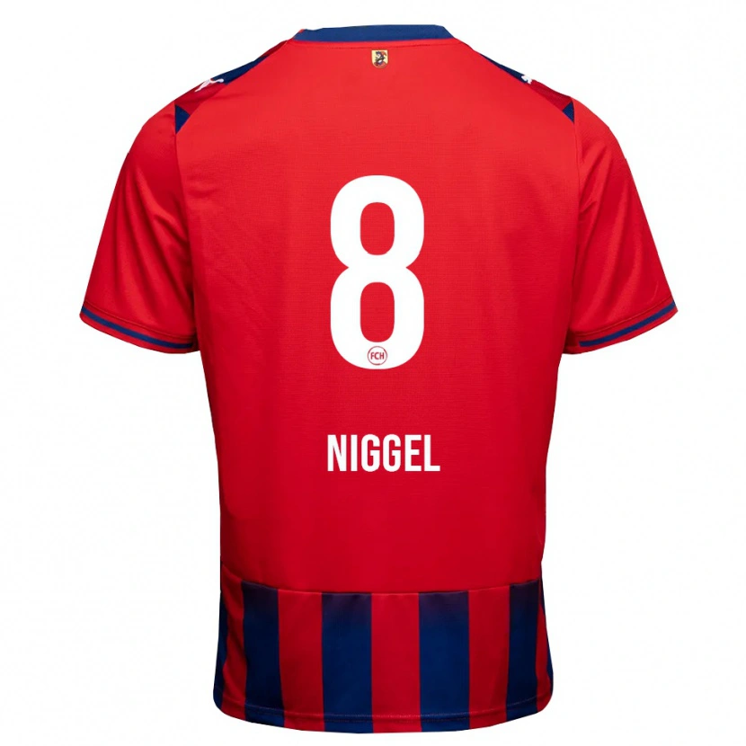 Danxen Pánské Henrik Niggel #8 Královská Modř Bílá Červená Domů Hráčské Dresy 2026/27 Dres
