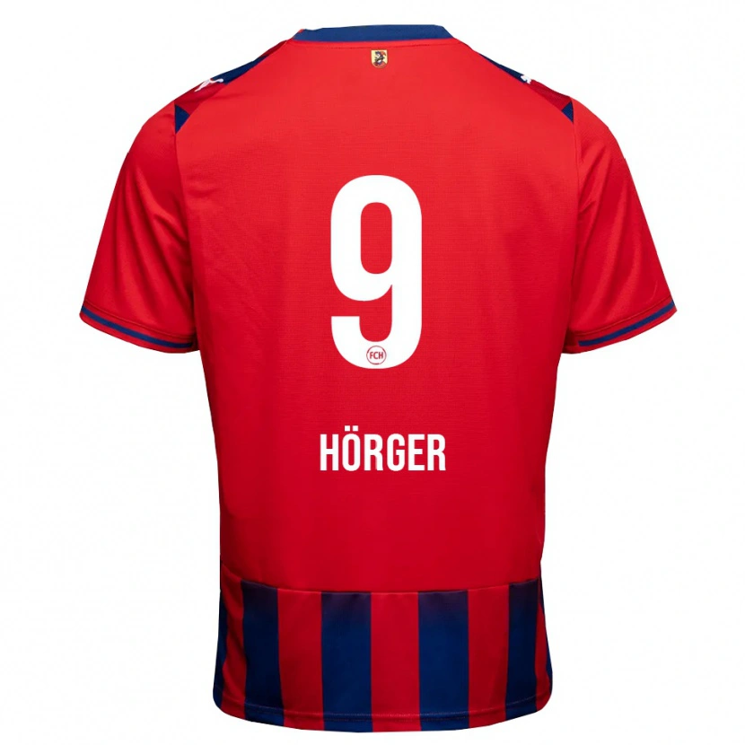 Danxen Pánské Verena Hörger #9 Královská Modř Bílá Červená Domů Hráčské Dresy 2026/27 Dres