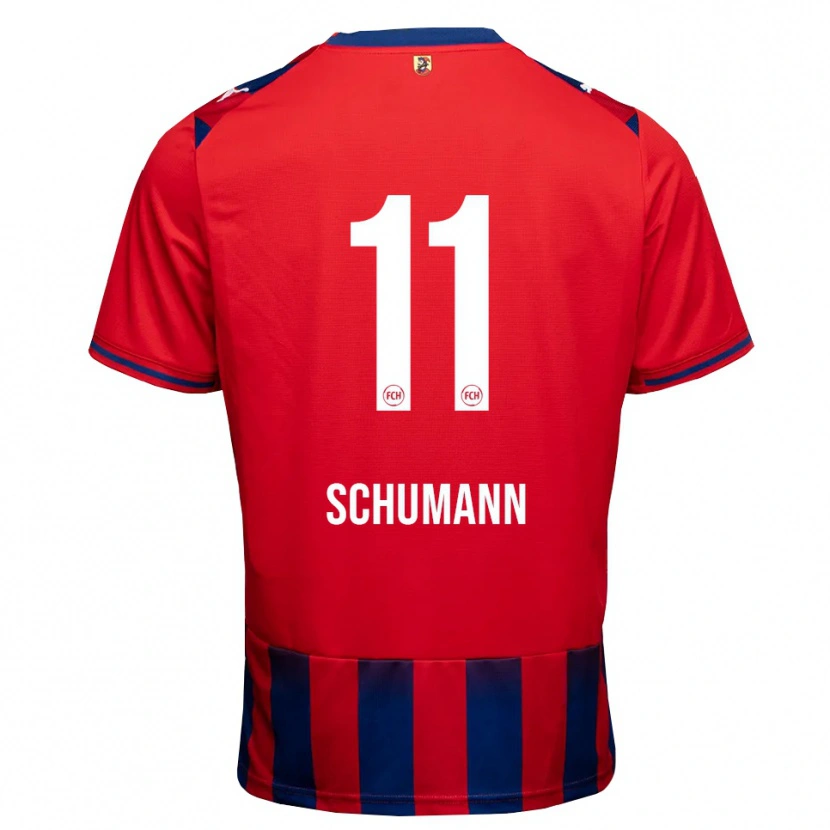 Danxen Pánské Stefan Schumann #11 Královská Modř Bílá Červená Domů Hráčské Dresy 2026/27 Dres