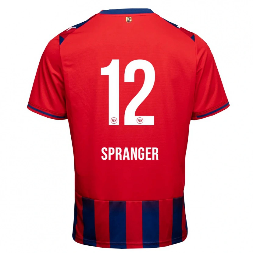 Danxen Pánské Luke Spranger #12 Královská Modř Bílá Červená Domů Hráčské Dresy 2026/27 Dres