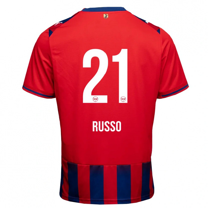 Danxen Pánské Gianluca Russo #21 Královská Modř Bílá Červená Domů Hráčské Dresy 2026/27 Dres