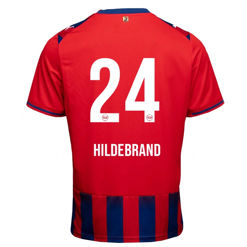 Danxen Pánské Jan Hildebrandt #24 Královská Modř Bílá Červená Domů Hráčské Dresy 2026/27 Dres