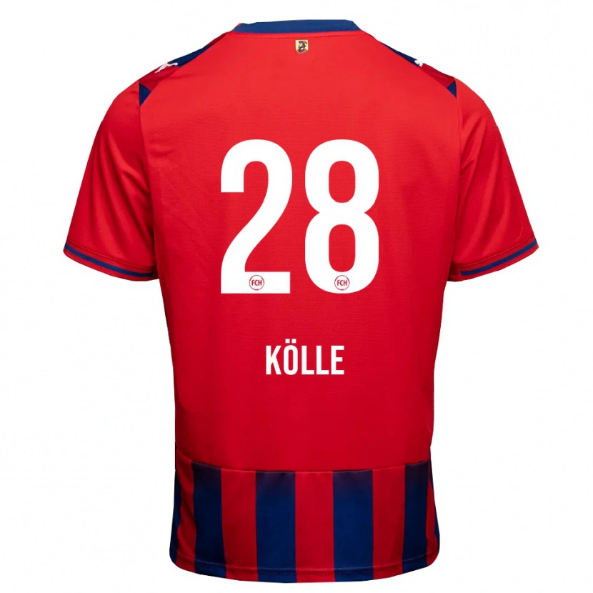 Danxen Pánské Adam Kölle #28 Královská Modř Bílá Červená Domů Hráčské Dresy 2026/27 Dres