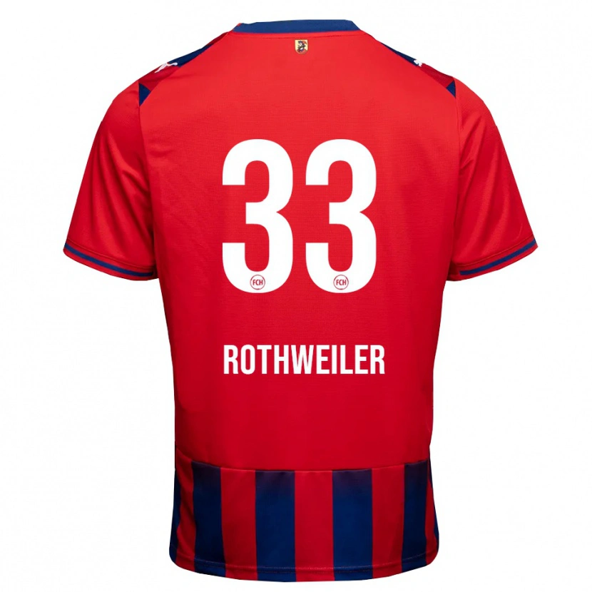 Danxen Pánské Nick Rothweiler #33 Královská Modř Bílá Červená Domů Hráčské Dresy 2026/27 Dres