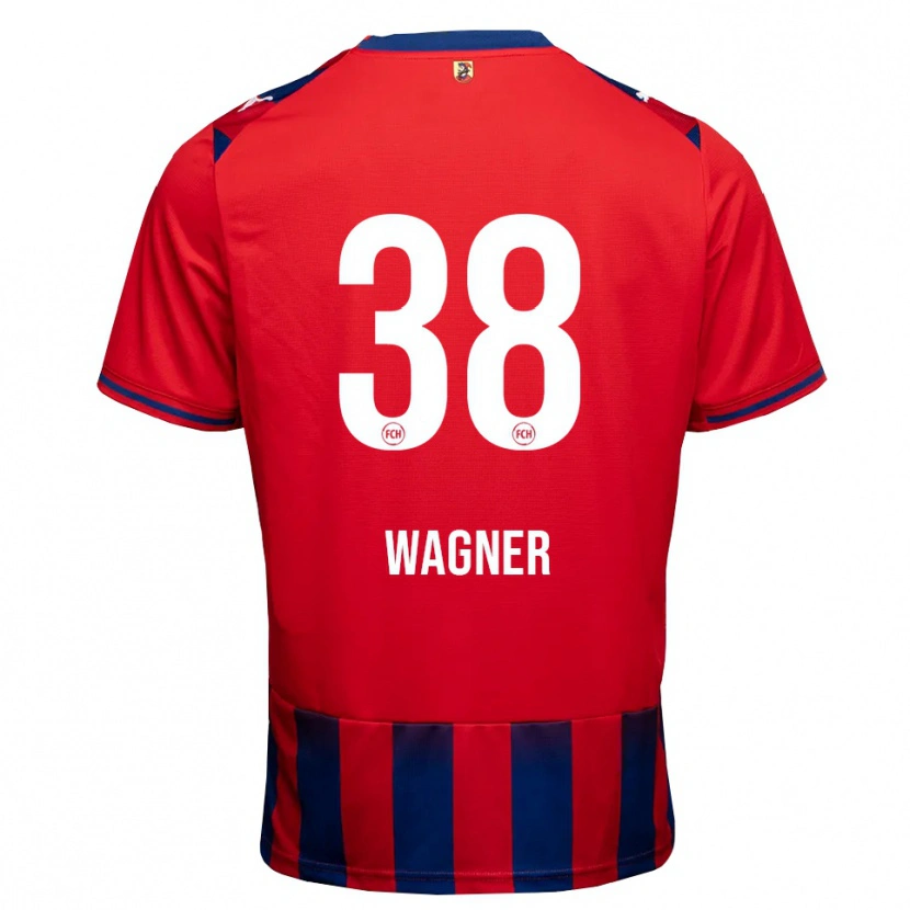 Danxen Pánské Yannik Wagner #38 Královská Modř Bílá Červená Domů Hráčské Dresy 2026/27 Dres