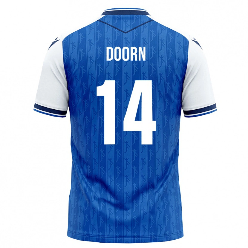 Danxen Pánské Lisa Doorn #14 Královská Modř Bílá Domů Hráčské Dresy 2026/27 Dres