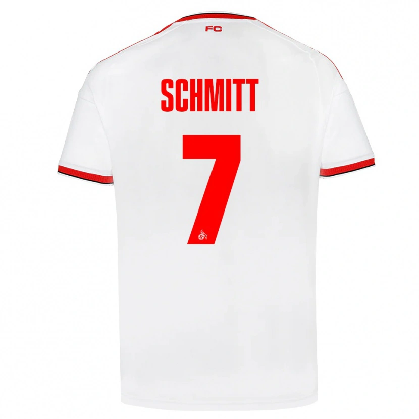 Danxen Pánské Oliver Schmitt #7 Bílá Červená Černá Domů Hráčské Dresy 2026/27 Dres