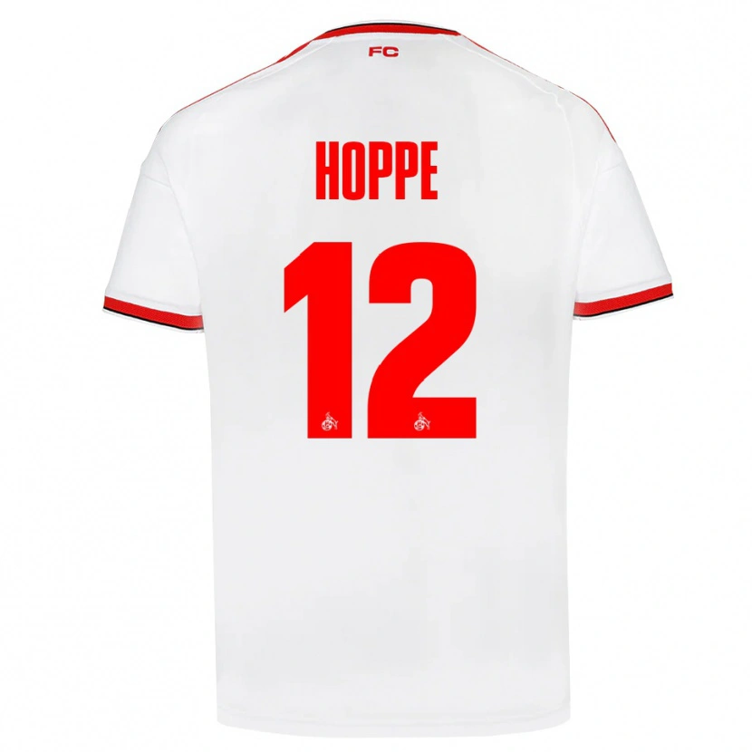Danxen Pánské Paula Hoppe #12 Bílá Červená Černá Domů Hráčské Dresy 2026/27 Dres