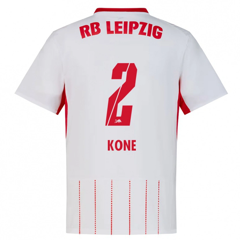 Danxen Pánské Abdoul Koné #2 Červená Bílá Žlutá Domů Hráčské Dresy 2026/27 Dres