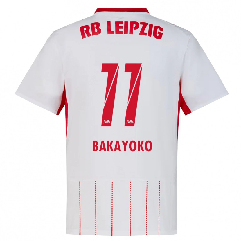 Danxen Pánské Johan Bakayoko #11 Červená Bílá Žlutá Domů Hráčské Dresy 2026/27 Dres