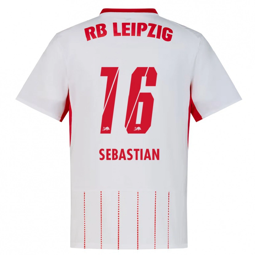 Danxen Pánské Jordy Sebastian #16 Červená Bílá Žlutá Domů Hráčské Dresy 2026/27 Dres