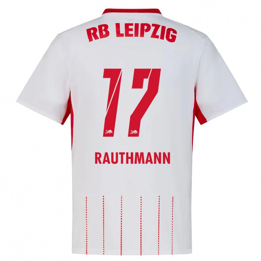 Danxen Pánské Nick Rauthmann #17 Červená Bílá Žlutá Domů Hráčské Dresy 2026/27 Dres