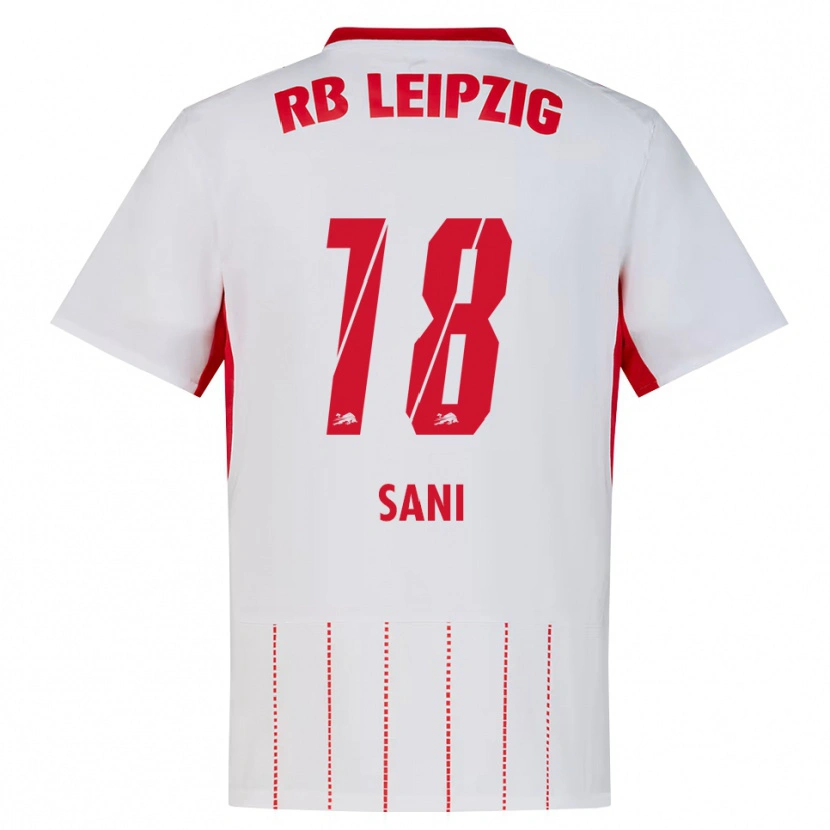 Danxen Pánské Suleman Sani #18 Červená Bílá Žlutá Domů Hráčské Dresy 2026/27 Dres