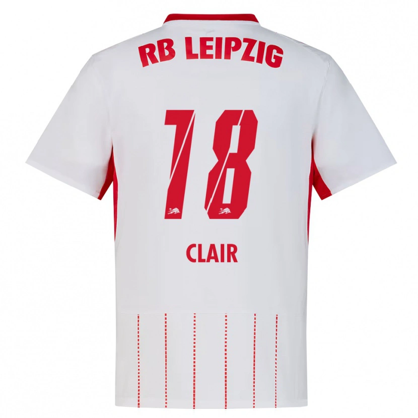 Danxen Pánské Vincent Clair #18 Červená Bílá Žlutá Domů Hráčské Dresy 2026/27 Dres