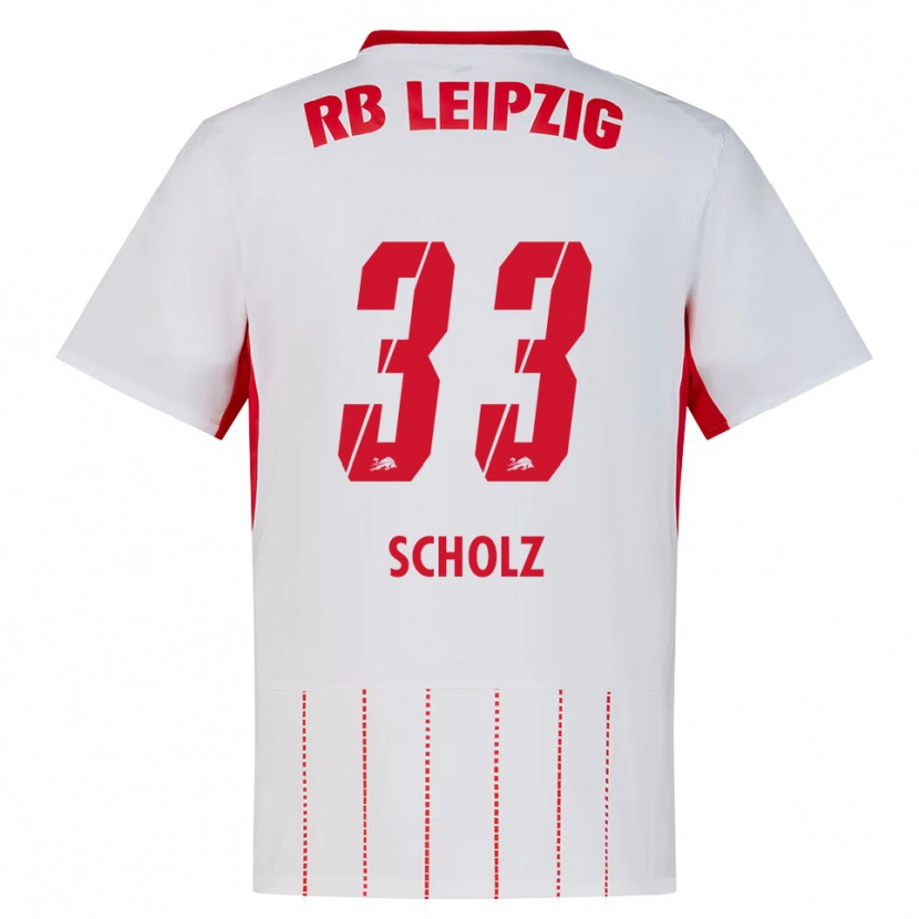 Danxen Pánské Emil Scholz #33 Červená Bílá Žlutá Domů Hráčské Dresy 2026/27 Dres