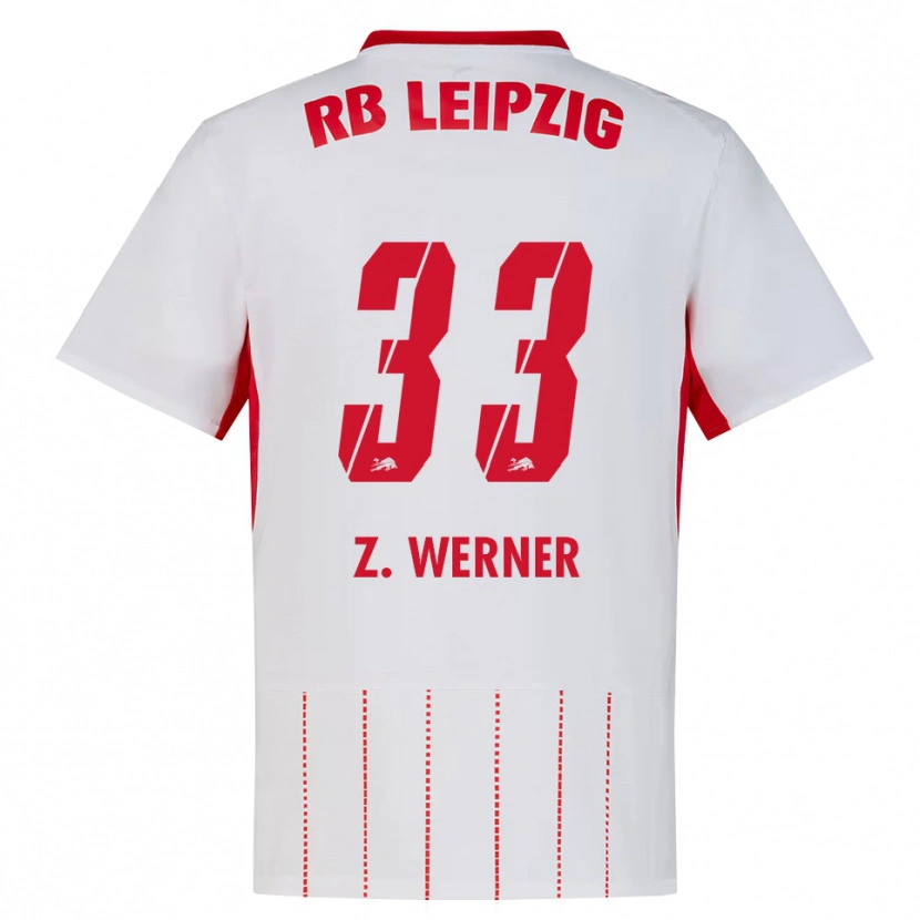 Danxen Pánské Zoé Werner #33 Červená Bílá Žlutá Domů Hráčské Dresy 2026/27 Dres