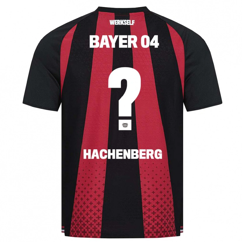 Danxen Pánské Merlin Hachenberg #0 Černá Bílá Červená Domů Hráčské Dresy 2026/27 Dres