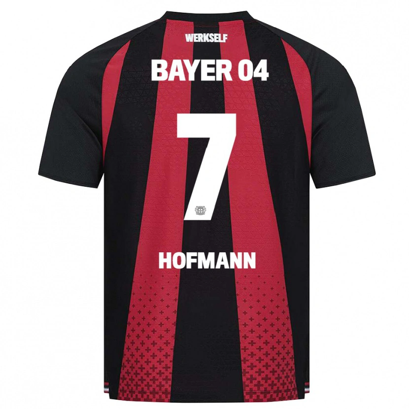Danxen Pánské Jonas Hofmann #7 Černá Bílá Červená Domů Hráčské Dresy 2026/27 Dres