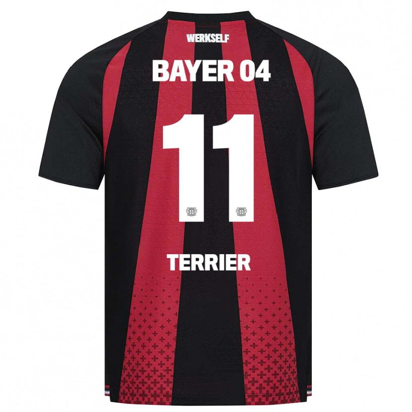 Danxen Pánské Martin Terrier #11 Černá Bílá Červená Domů Hráčské Dresy 2026/27 Dres