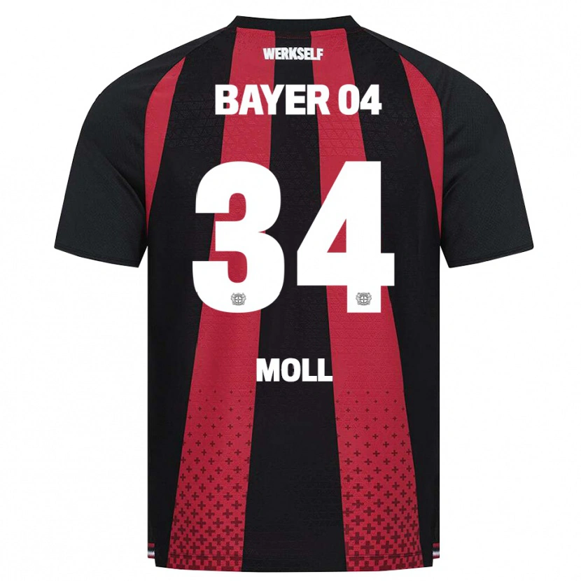 Danxen Pánské Anne Moll #34 Černá Bílá Červená Domů Hráčské Dresy 2026/27 Dres
