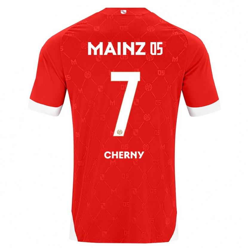 Danxen Pánské Nick Cherny #7 Červená Bílá Domů Hráčské Dresy 2026/27 Dres