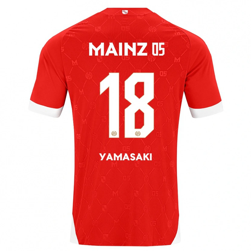 Danxen Pánské Taiyu Yamasaki #18 Červená Bílá Domů Hráčské Dresy 2026/27 Dres