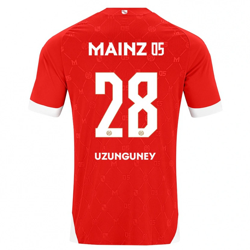 Danxen Pánské Ebru Uzungüney #28 Červená Bílá Domů Hráčské Dresy 2026/27 Dres