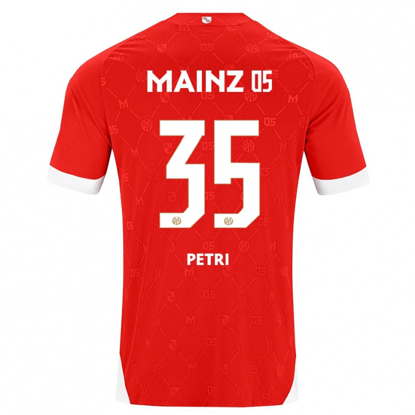 Danxen Pánské Jolina Petri #35 Červená Bílá Domů Hráčské Dresy 2026/27 Dres