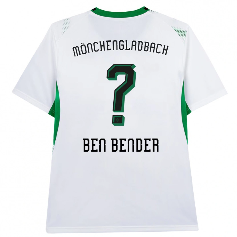 Danxen Pánské Ben Bender #0 Bílá Černá Zelená Domů Hráčské Dresy 2026/27 Dres