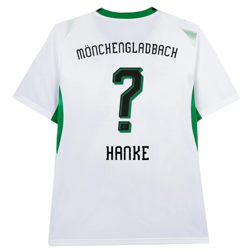 Danxen Pánské Jayron-Cain Hanke #0 Bílá Černá Zelená Domů Hráčské Dresy 2026/27 Dres