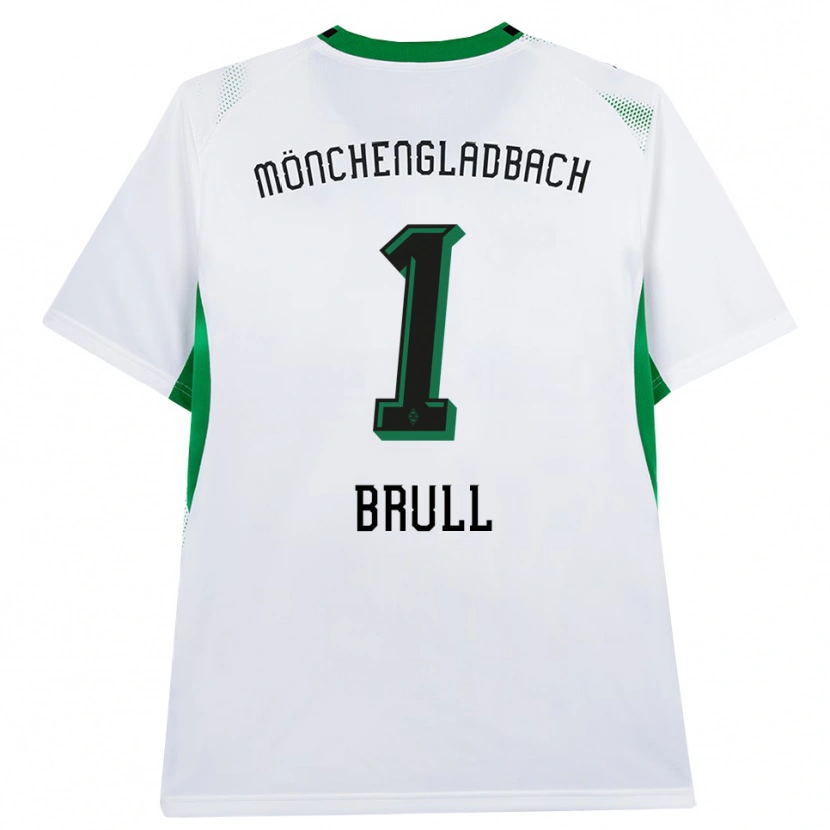 Danxen Pánské Maximilian Brüll #1 Bílá Černá Zelená Domů Hráčské Dresy 2026/27 Dres