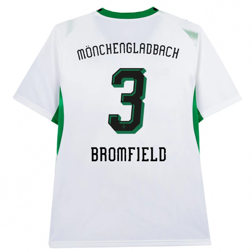 Danxen Pánské Rio Bromfield #3 Bílá Černá Zelená Domů Hráčské Dresy 2026/27 Dres
