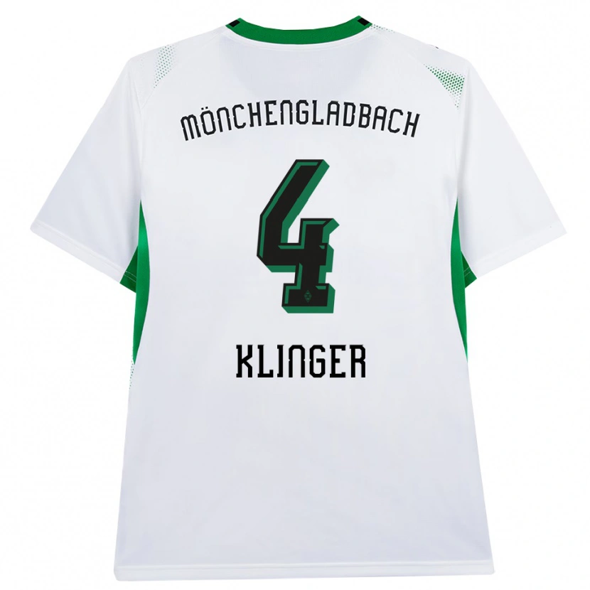 Danxen Pánské Nina Klinger #4 Bílá Černá Zelená Domů Hráčské Dresy 2026/27 Dres