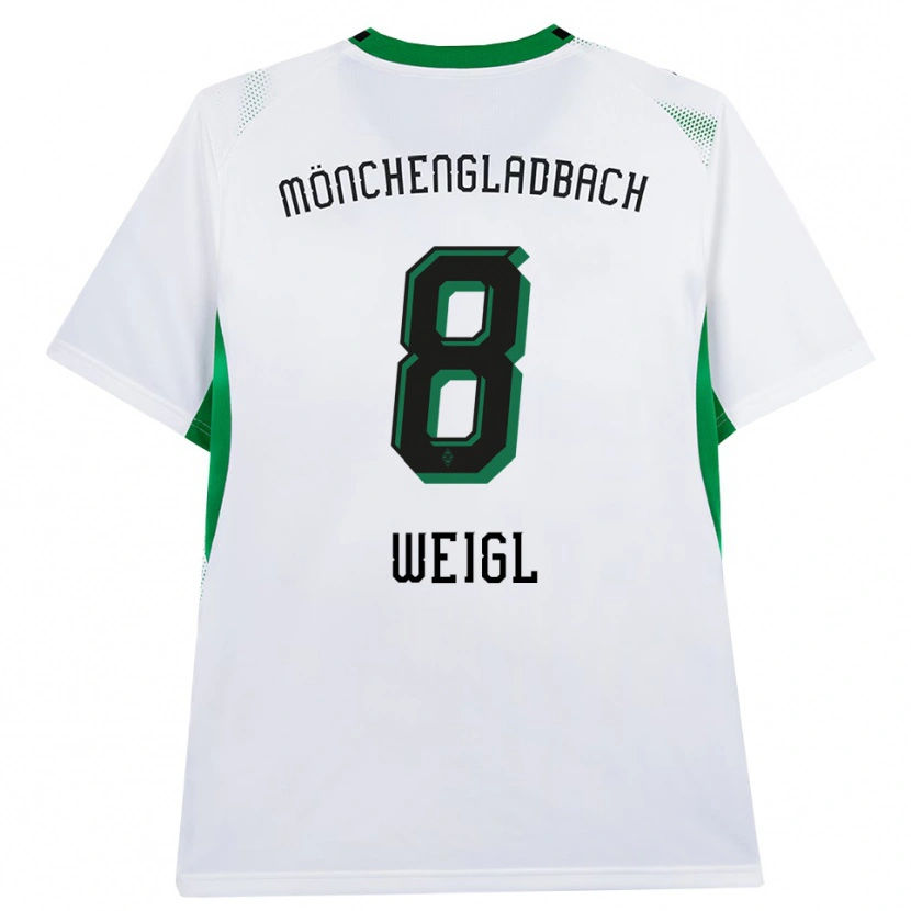 Danxen Pánské Julian Weigl #8 Bílá Černá Zelená Domů Hráčské Dresy 2026/27 Dres