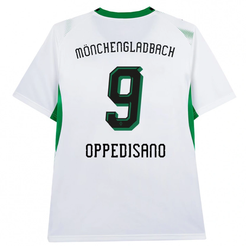 Danxen Pánské Valentina Oppedisano #9 Bílá Černá Zelená Domů Hráčské Dresy 2026/27 Dres
